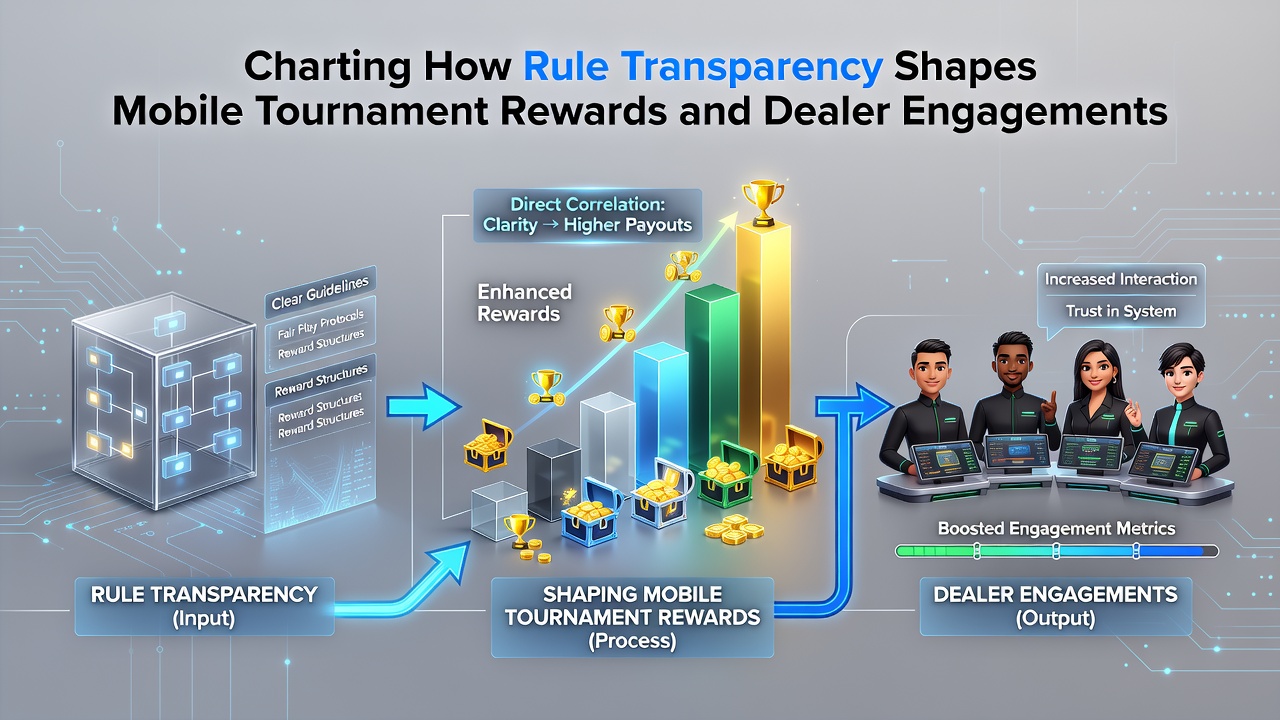 Darstellung von transparenten Regeln in mobilen Poker-Turnieren mit Fokus auf Belohnungssysteme und Dealer-Kontakte