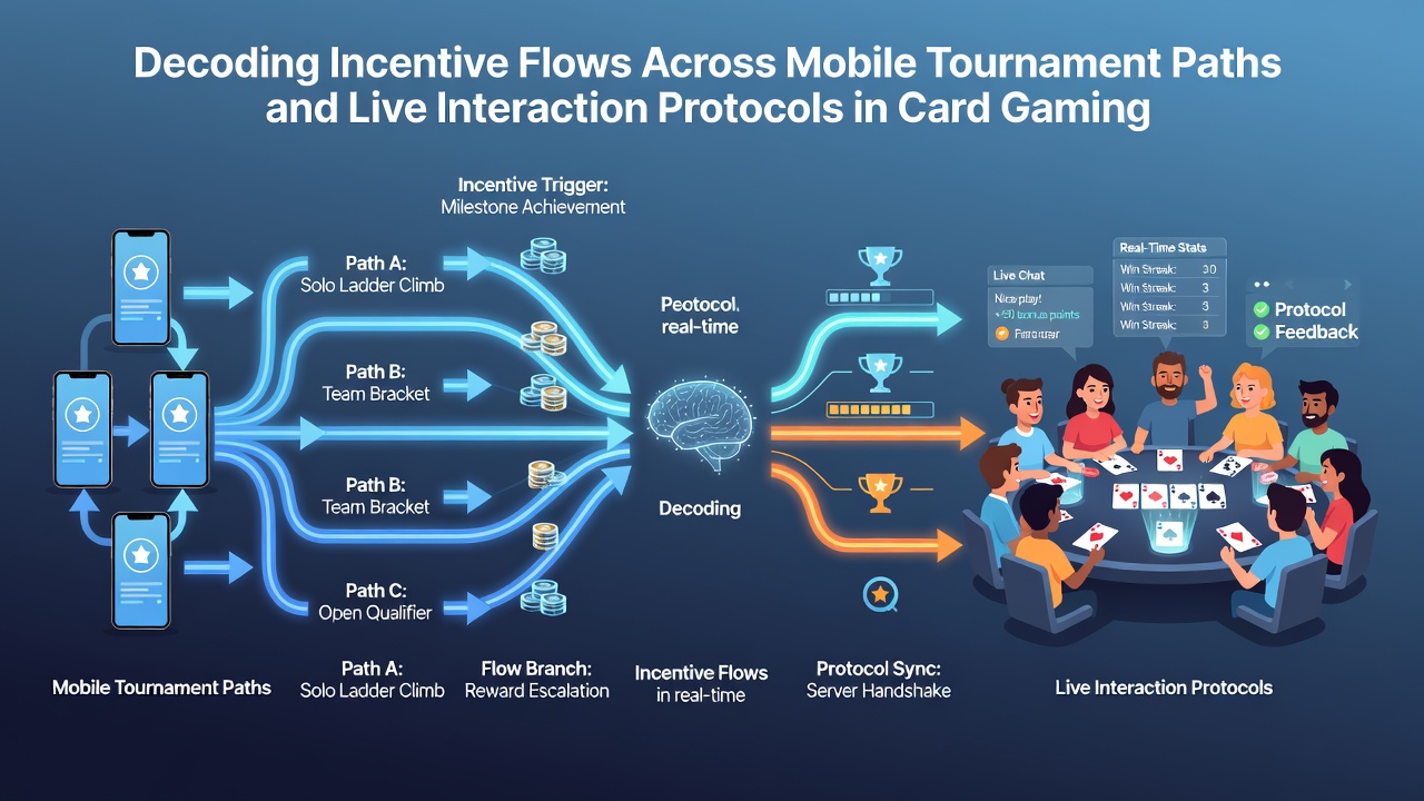 Visualisierung von Live-Interaktionsprotokollen und Anreizflüssen in mobilen Kartenturnieren